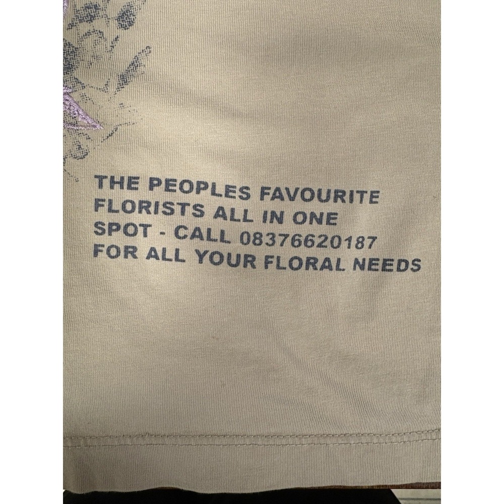 ASOS Curve London Flower Market Graphic T-shirt Purple Sz 3X Out Of Stock - Picture 9 of 13